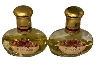 LOT OF 2-Vintage L'EFFLEUR by Coty Cologne Spray 1.25 Oz 1990 s Orig. Formula