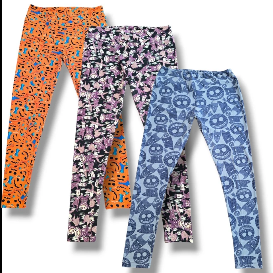 Lularoe Pesadilla Antes de Navidad Halloween Alto y Curvilíneo Paquete Talla Grande Foto 2 de 4