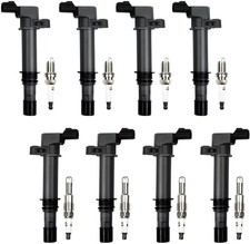 Ignition Coil Pack with Spark Plug UF270 Compatible With Ram 1500 Dakota Dura...