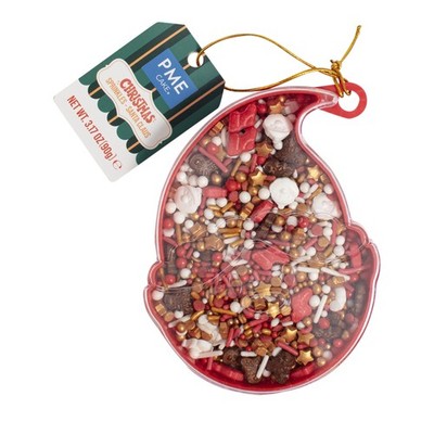 PME Cake Christmas Novelty Sprinkles | Santa Claus (90g / 3.17oz) |Festive 