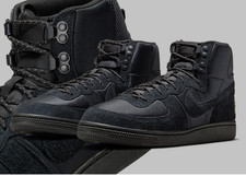 Nike Terminator Botas de Senderismo Altas Zapato Excelente Exterior Triple Negro FJ5464 Hombres 10.5