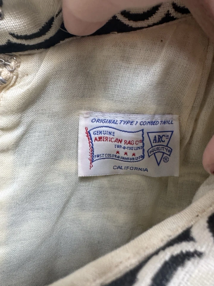 American Rag Co мини-платье кремовый и черный карманы галстук размер 6 как есть винтажный  - Изображение 3 из 4