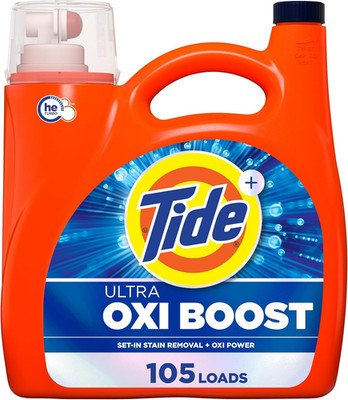 Tide Ultra Oxi Boost Liquid Laundry Detergent - Multiple Sizes Available