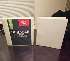 Pen Gear Durable View 2" D-Ring Binder Holds 500 Sheets