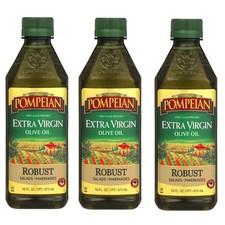 Pompeian Robust Extra Virgin Olive Oil - 16 fl oz pack of 3