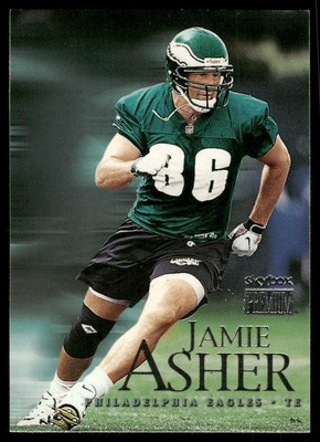 1999 SkyBox Premium #2 Jamie Asher Philadelphia Eagles Football Card