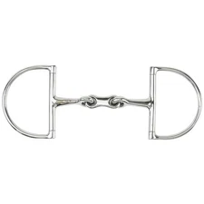 40ER 5.5 In Centaur Horse Bit Stainless Steel Hunter Dee Snaffle D Ring