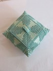Vintage Beautiful Handmade Woven Completed Plastic Canvas Keepsake / Jewelry Box — photo 3