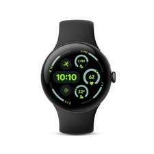 Google Pixel Watch 3 45mm Android Smartwatch Wi-Fi Matte Black Obsidian Band