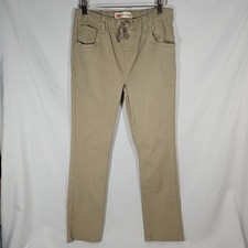 Levi  s Youth Size 16 28x30 Pull-On Waistband Pants Stretch Khaki NWOT 98 Cotton