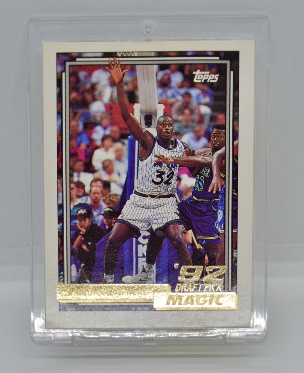 Topps Shaquille O'Neal Basketball Rookie Sports Trading Cards