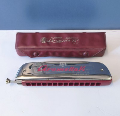 Mundharmonika Chrometta 14 M. Horner Nr. 257 in DO