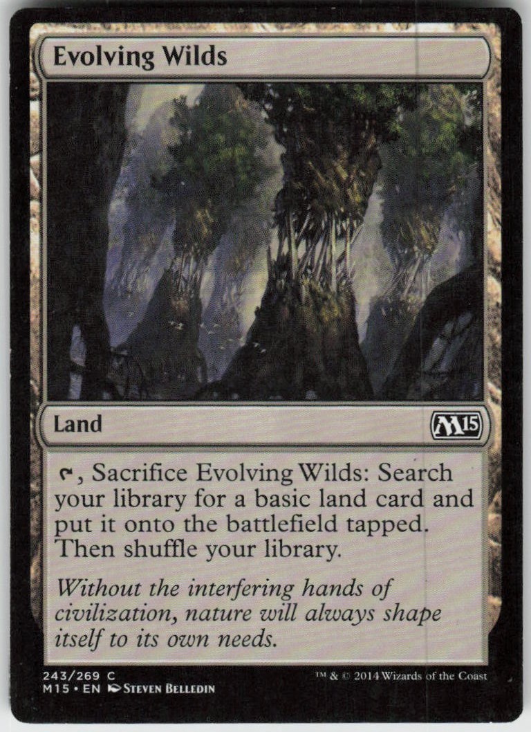 MP-02 Played Evolving Wilds 243 M15 Magic 2015 (M15) C
