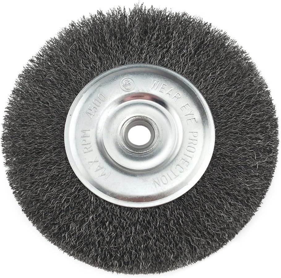 8" Inch Wire Wheel for Bench Grinder - USA Seller - Free Shipping 