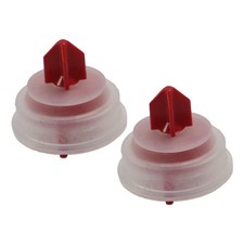 2 Pcs Transparent For 43758 Diaphragm Washer Set For Toilet Cistern Inlet Valves