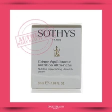 Sothys Nutritive Replenishing Ultra Rich Cream 50ml 1.69oz NEW FAST SHIP