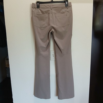 REI Pants Cargo Womens Sz 4 Roll Tab Adjustable Waist Hiking Lightweight Stretch