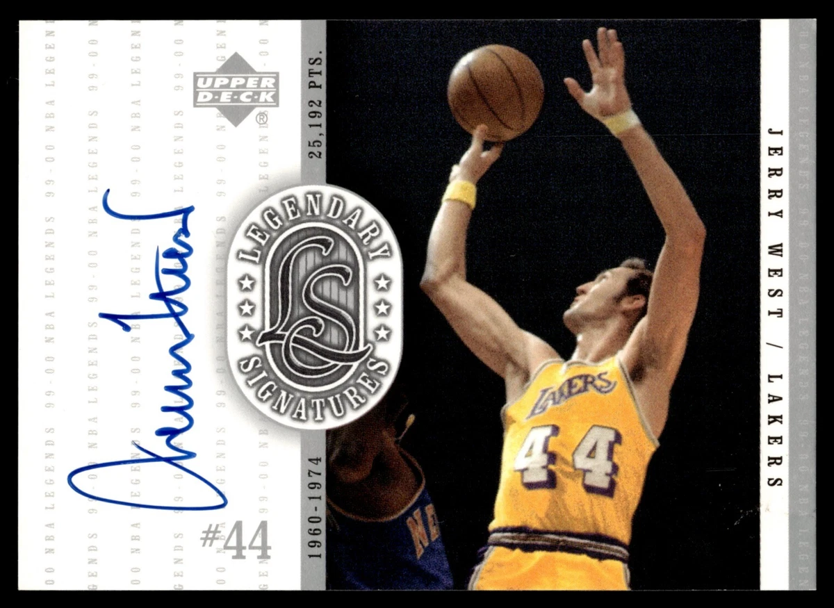 Upper Deck Jerry West Basketball Autographed Sports Trading Cards