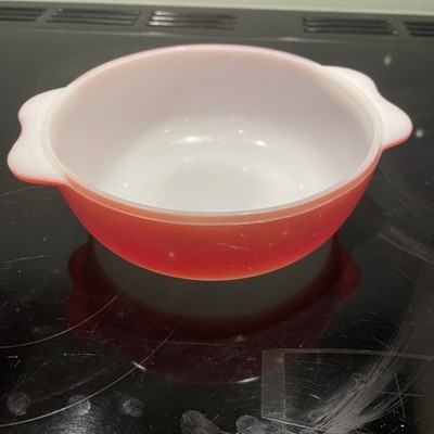 Vintage Pyrex Sprayway Rosa Koralle Verschleiß Auflaufform. 50 s/60 s
