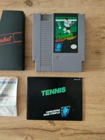 Tennis / Nintendo Nes / Avec Notice + Ticket / Pal B / Fra
