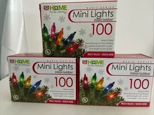 3-BX/Indoor/Outdoor 100 Ea. MultiColor Mini Lights Steady or 2-Way Flashing