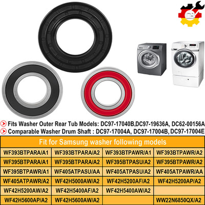 For Samsung Washer Tub Bearing Seal WF393 DC62-00156A 6601-002637 6601-000148