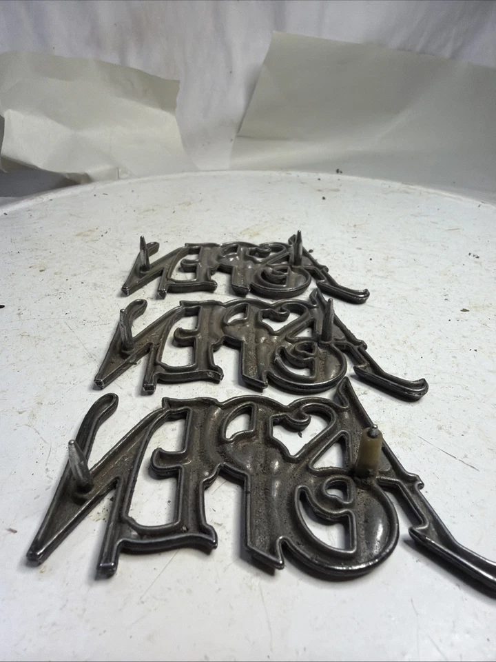 1976-1980 OEM Dodge Aspen переднее крыло значки сценарий эмблемы металлический Mopar - Изображение 3 из 4