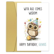 Funny Birthday Card for Men Women - Happy Birthday Cards for Mom Dad Brother ...