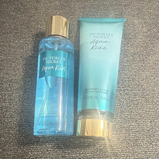 Victoria's Secret Aqua Kiss Fragrance Mist Spray Lotion Set 250ml 236ml