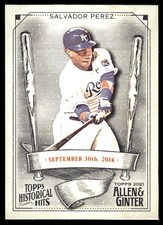 Salvador Perez 2021 Topps Allen & Ginter #HH-38 Royals Insert ? SEE SCAN!