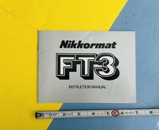 Vintage 1977 NIKON NIKKORMAT FT3 OWNER  s MANUAL INSTRUCTIONS ORIGINAL