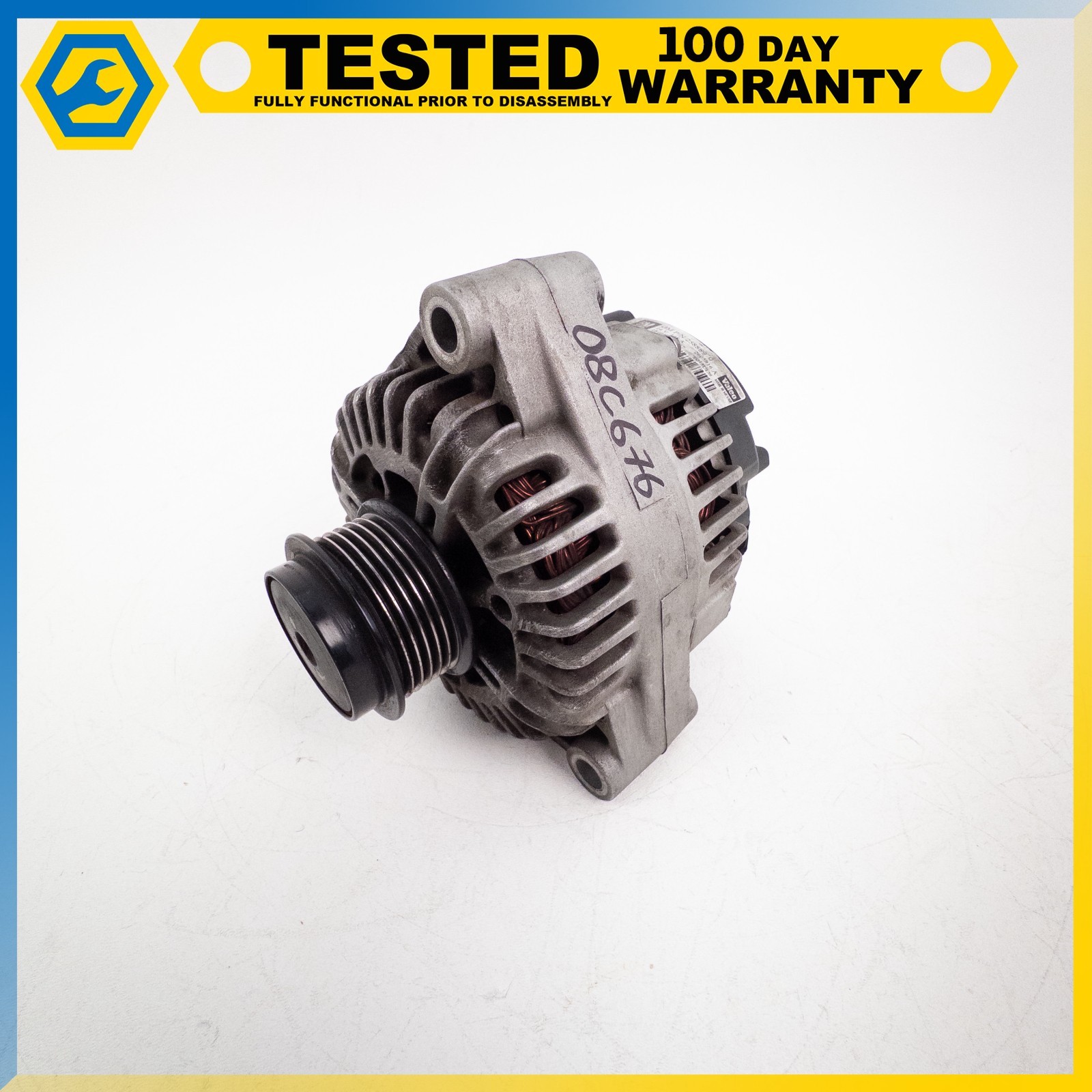 05-13 CHEVROLET CORVETTE C6 ENGINE HAIRPIN HIGH OUTPUT ALTERNATOR ASSEMBLY OEM