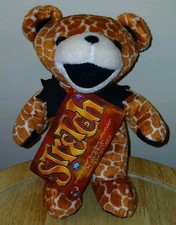 Grateful Dead Bean Bear Stretch 2005 Plush 7" Liquid Blue New