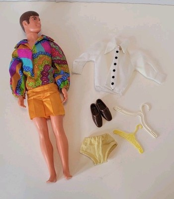 Vintage KEN 1971 Live Action Doll #1159 Original Shirt Mattel MOD Barbie