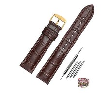 Bracelet de montre en cuir véritable Nywing 14 mm 16 mm 17 mm 18 mm 19 mm 20 ...