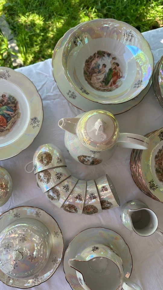 Vintage 80er Jahre RAR Kahla Madonna Porzellan Set 34 Teile - Bild 3 von 4