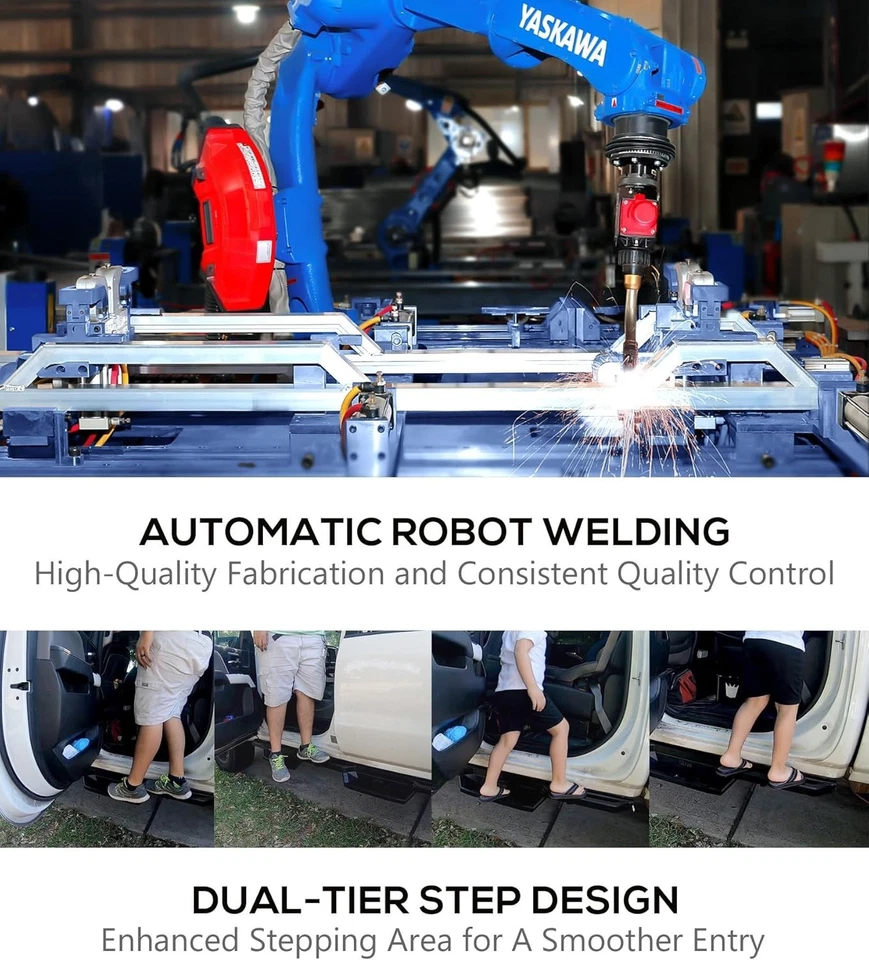 Ridez Pocket Drop Steps Armadura Compatible con Chevy Silverado GMC Sierra 1500 Foto 4 de 4