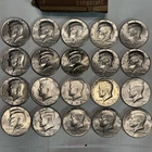 LUSTROUS 1972-2001 D - P Kennedy MIXED DATES Half Dollar Roll XF-AU Coin US 50c