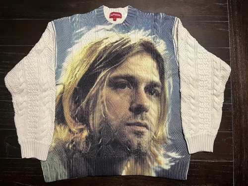 Pull Supreme SS23 Kurt Cobain “Nirvana” taille M “100% authentique”