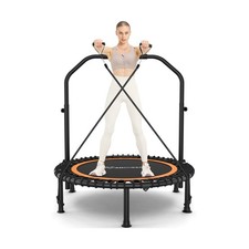 ANCHEER 40"/48" Foldable Mini Trampoline,Max Load 450lbs/550lbs Indoor Trampo...
