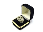 Vtg.  Signed TRIFARI Rhinestone Costume Jewelry Ring Size 6 or 7 - S1