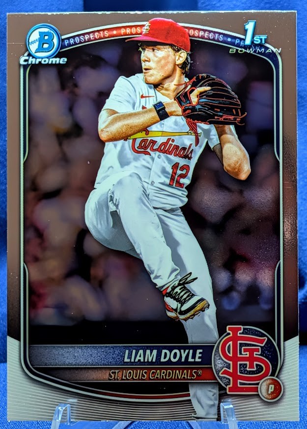 ~ Liam Doyle 2025 Bowman Draft - #BDC-12 Base Chrome