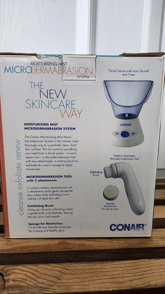 全新 Conair Mousturizing Mist 微磨皮面部系统/桑拿 — 第 3/4 张图片