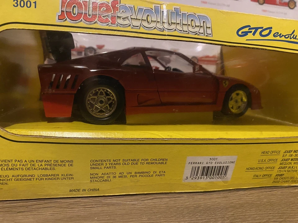 Jouef Evolution Ferrari GTO Evolution  1/18 Red Road Car Rare Vintage 288 - Image 3 of 3