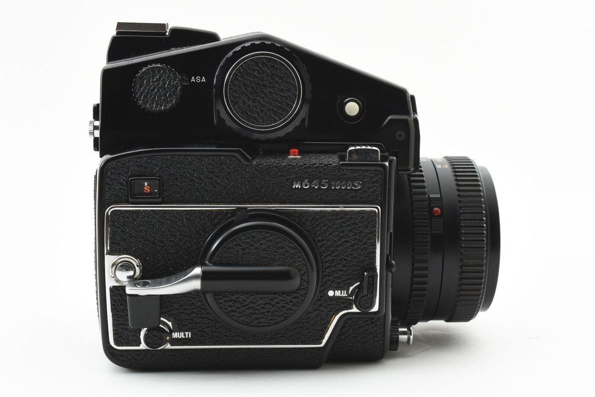 NEAR MINT ] Mamiya M645 1000S PD Prism Finder Sekor C 80mm F2.8 N