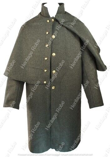 US Civil War Confederate Grey Shell Jacket Double Breasted DDP - No