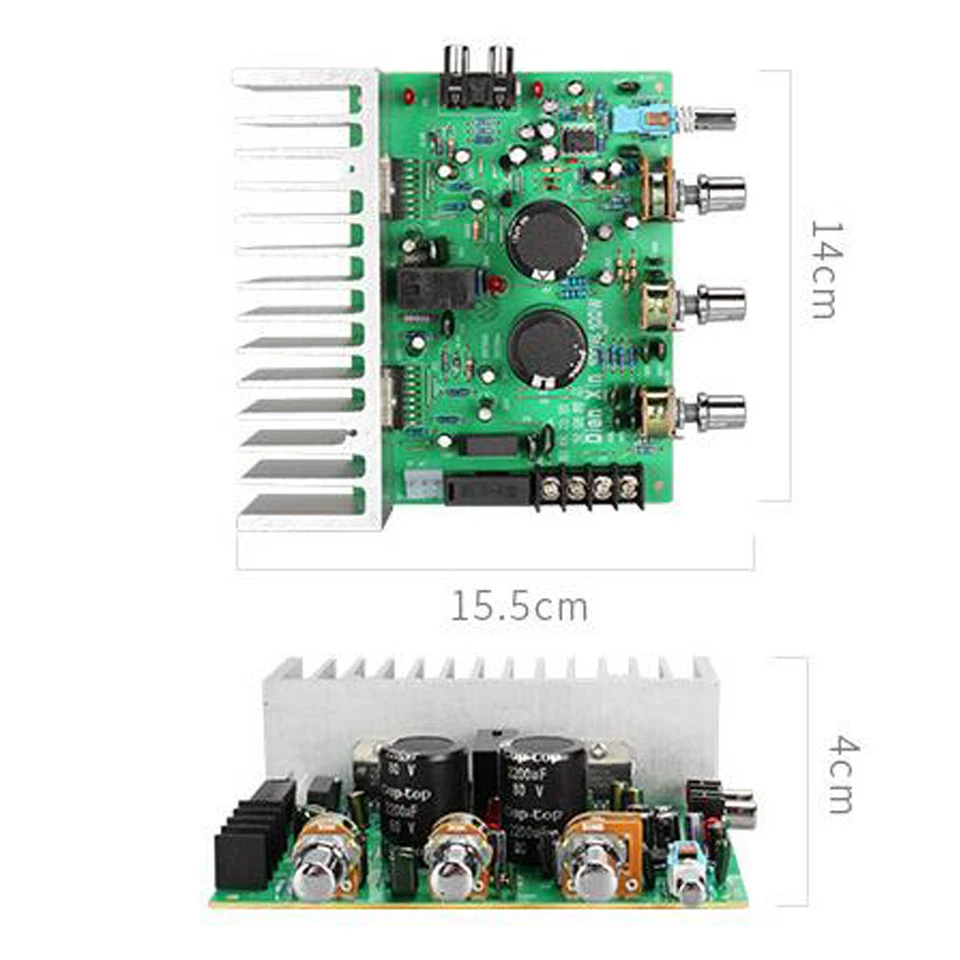 Dual TDA7294 HIFI 2.0 Stereo 100W +100W Audio Endstufe Board RCA Ton DIY - Bild 3 von 4