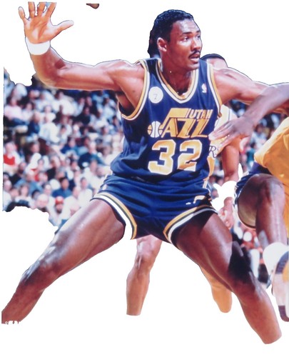 KARL MALONE 1986 FLEER ROOKIE UTAH JAZZ RC CARD 68 OF 132! | eBay