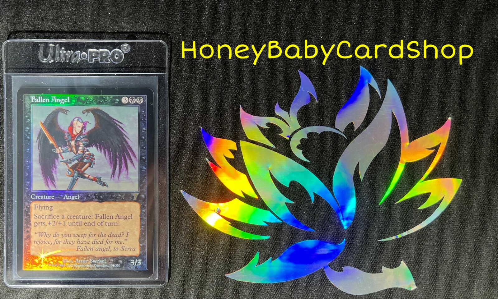 MTG Seventh Edition 2001 Fallen Angel Foil NM Card English 7ED Rare