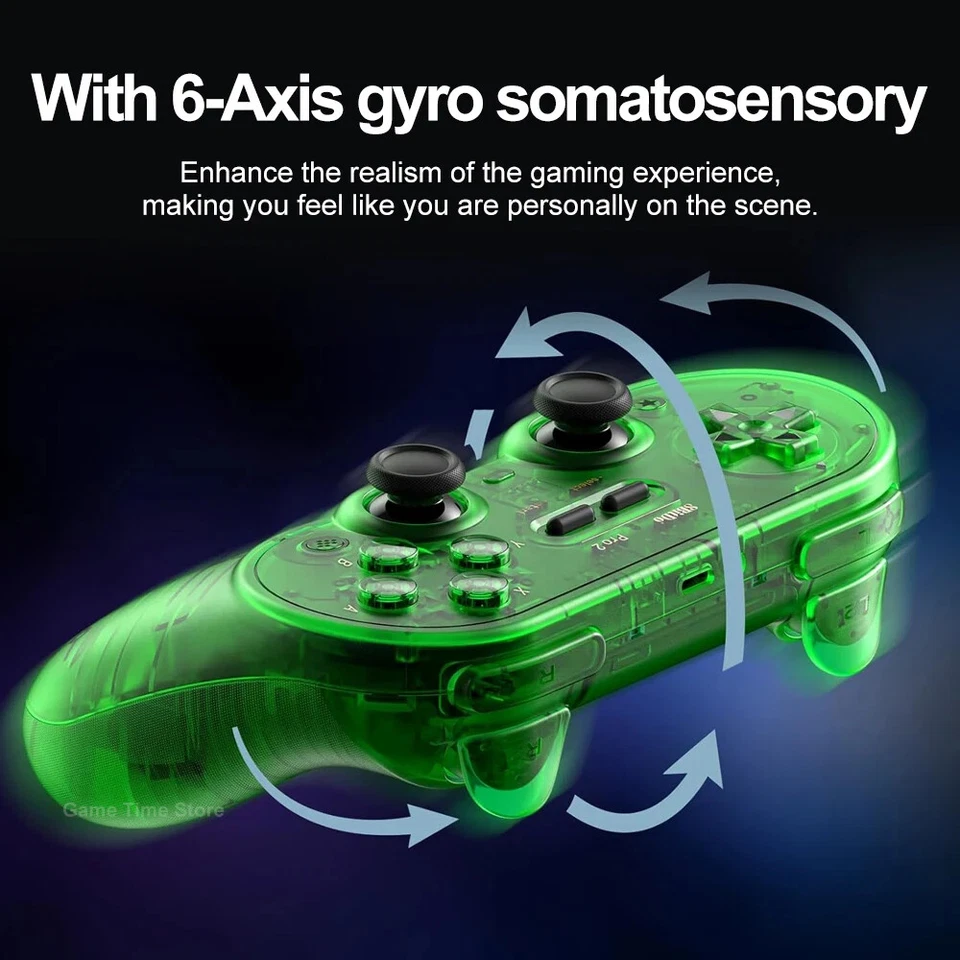 8Bitdo Pro 2 Bluetooth Controller with Hall Effect for Nintendo Switch PC Steam - Image 3 of 4